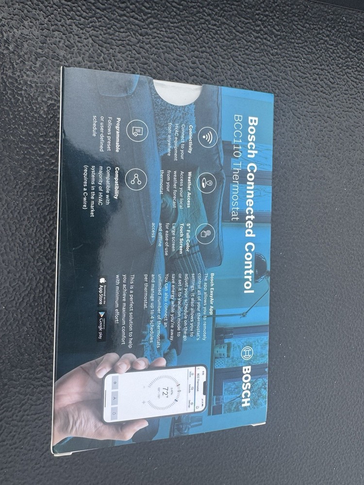 Bosch BCC100 Connected Control Wi-Fi Thermostat
