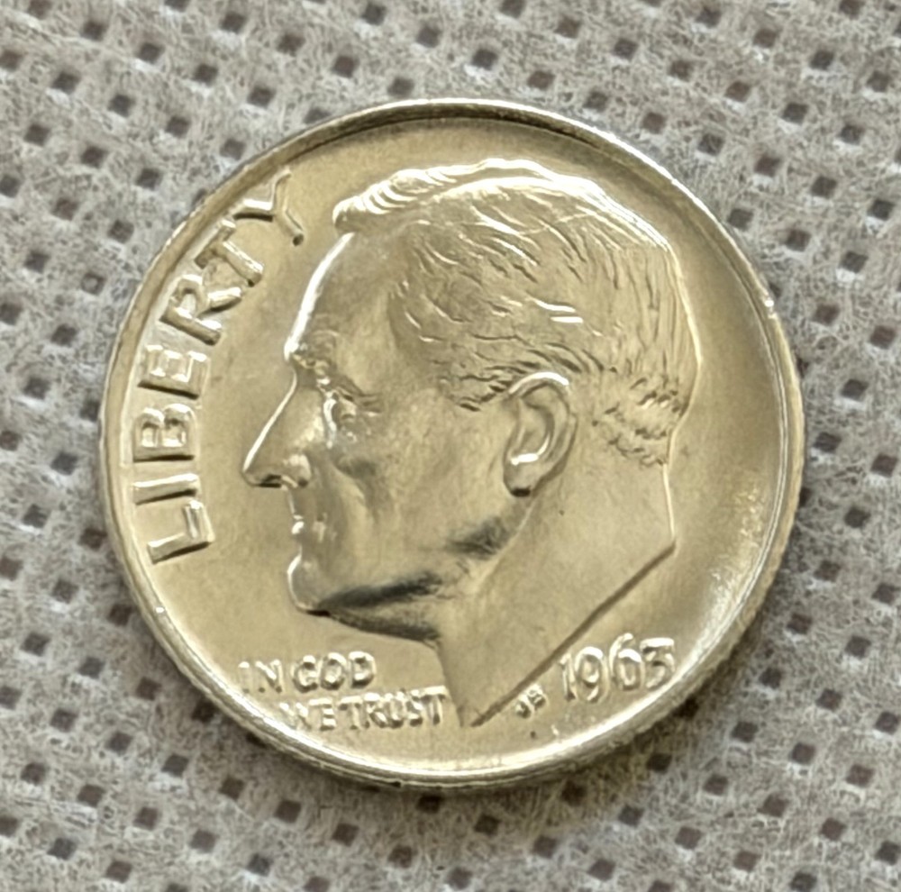 1963  Roosevelt Dime