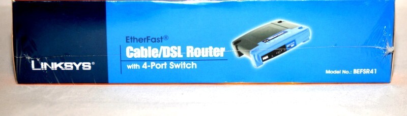 Linksys EtherFast Cable DSL Router with 4-Port Switch - #BEFSR41 - NIB