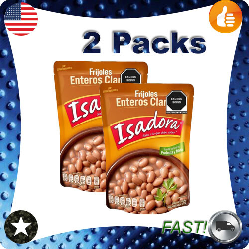 2 Packs Isadora light beans, whole 454g