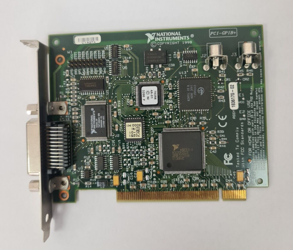 National Instruments PCI-GPIB+ Controller / Analyzer Card 183617G-02