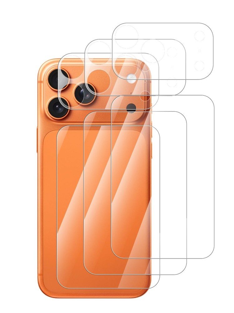 For iPhone 17 Pro Max 17 Pro Tempered Glass Screen Front+Back+Camera Protector