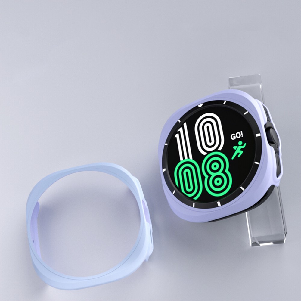For Galaxy Watch Ultra PC Cover Shell Shockproof TPU Bumper Protective Case