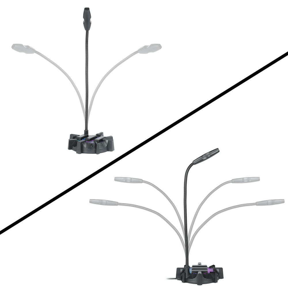 ENHANCE Microphone for PC with USB Plug, Mute Button Compatible with PC, PS5