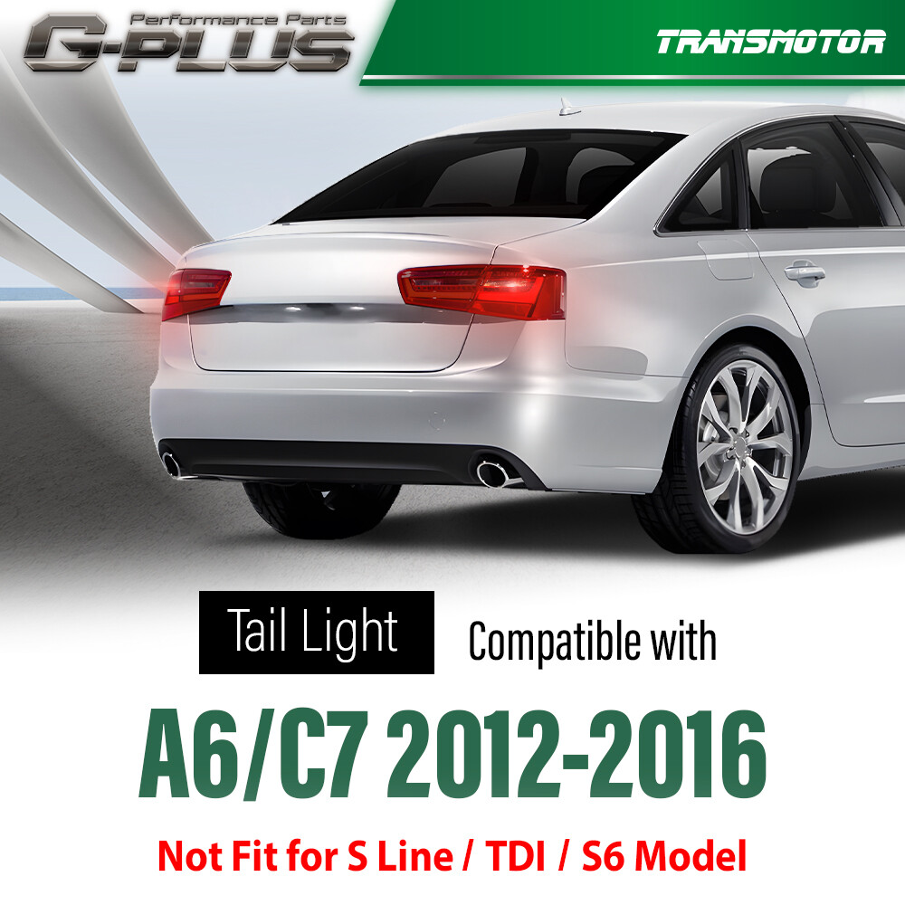 Fit For AUDI A6 C7 2012-2016 LED Outer Tail Light Rear Lamp Right Passenger Side