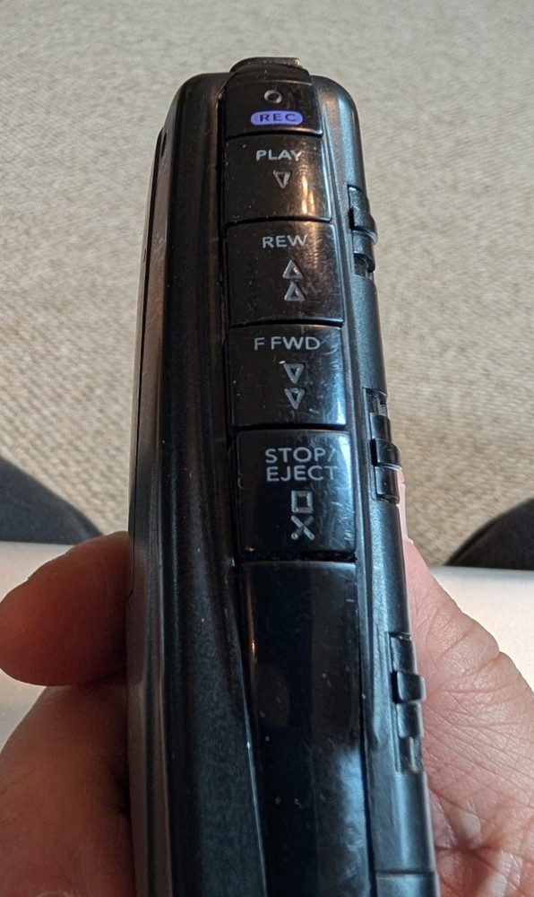 GE 3-5375B Microcassette Recorder/Player Handheld 2 Speed