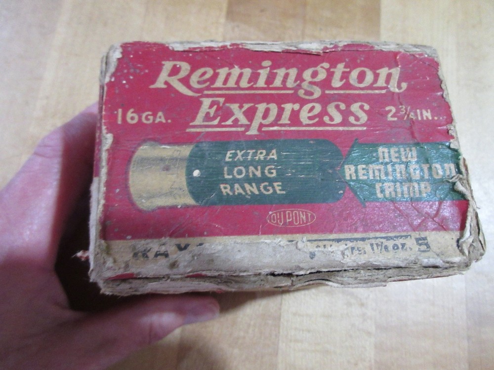 Empty Ammo Box Remington Express 16 ga. (dl)