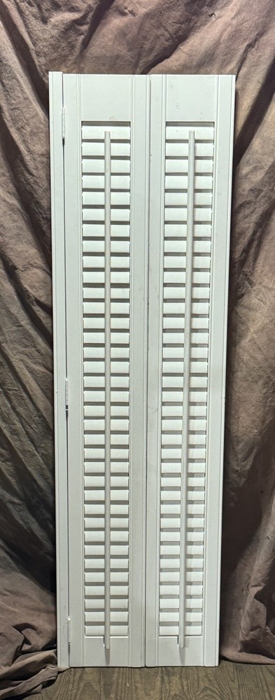 Folding Wood Louver Plantation Window Shutters Interior Panel 15 Available Read