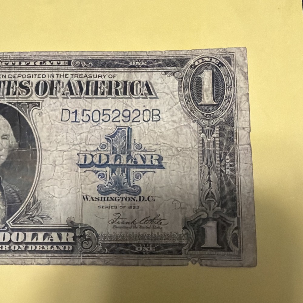 SERIES 1923 U.S. LARGE SIZE $1.00 SILVER CERTIFICATE