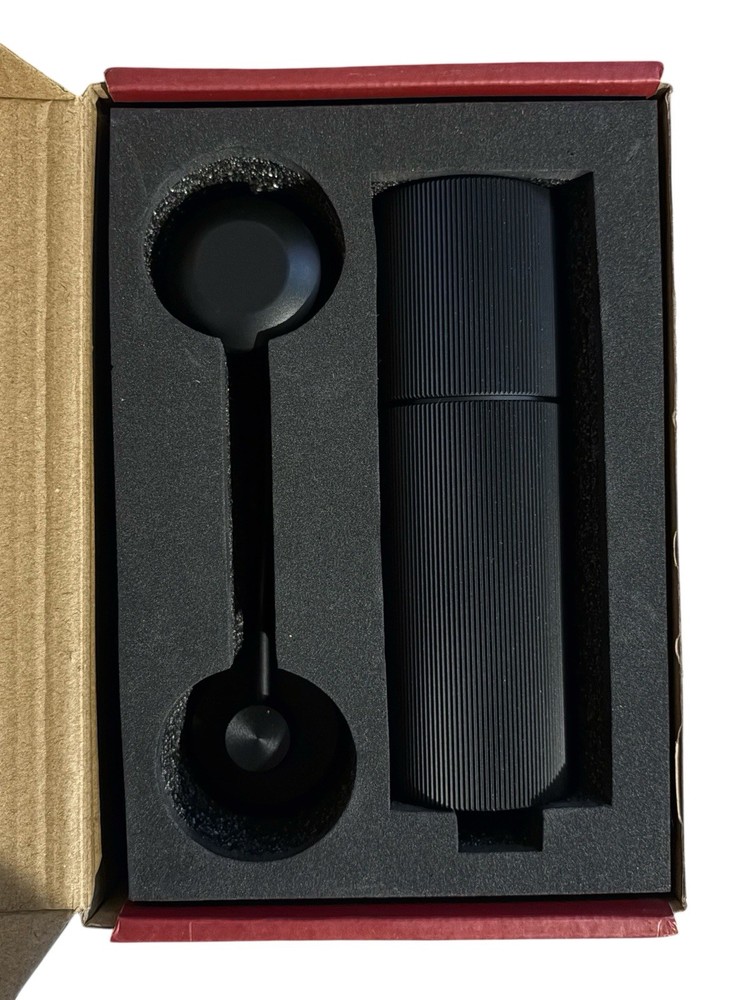 Manual Coffee Grinder Black Burr Portable