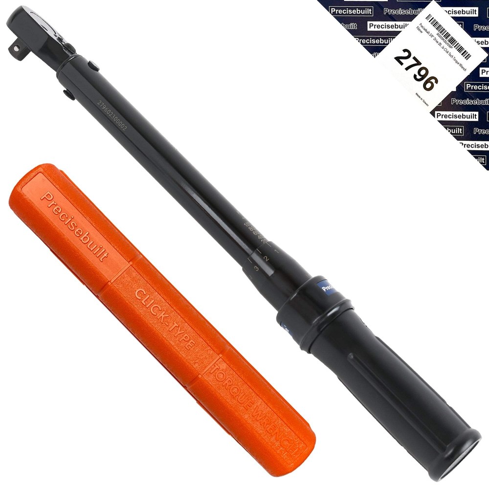 Precisebuilt 3/8" Drive 20-100 ft-lb Click Tech Torque Wrench