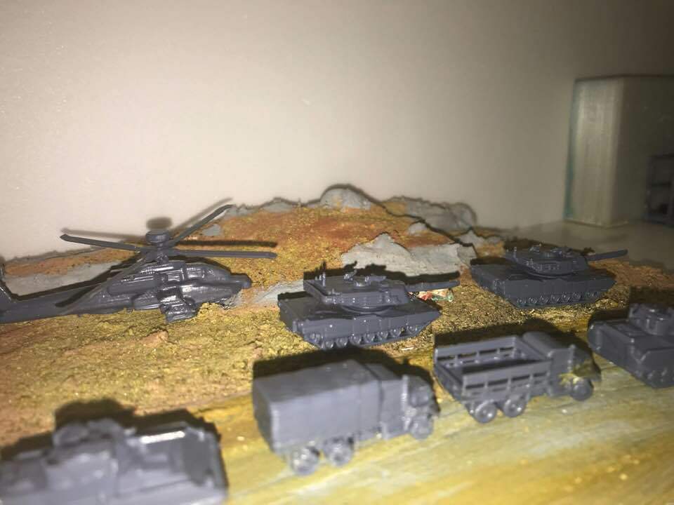 1/200 Scale US Modern Battalion Set 10 pcs