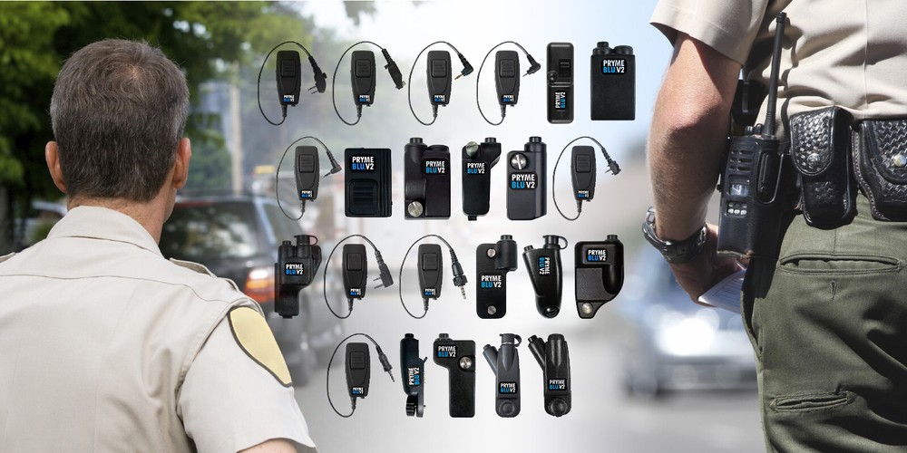 PRYME® BT-542-V2 Bluetooth Wireless Headset Adapter for Radios