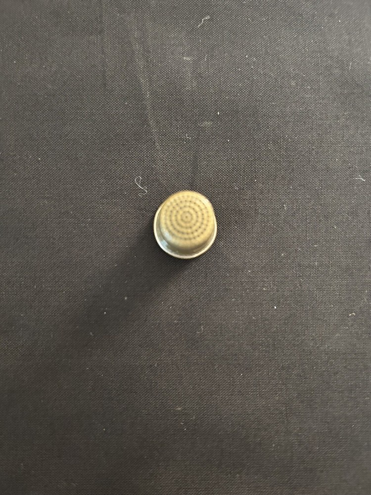 Vintage silver thimble