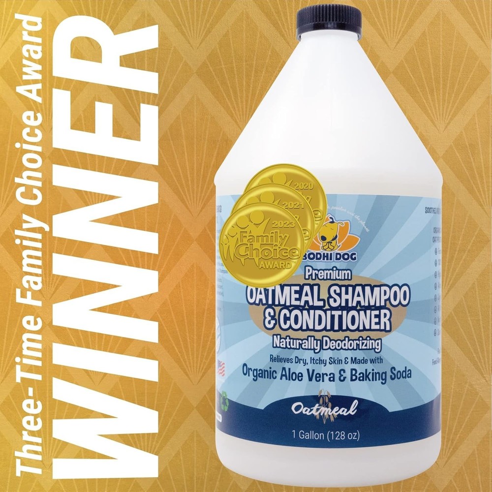 Calming Oatmeal Bath for Pets - Detergent-Free Formula