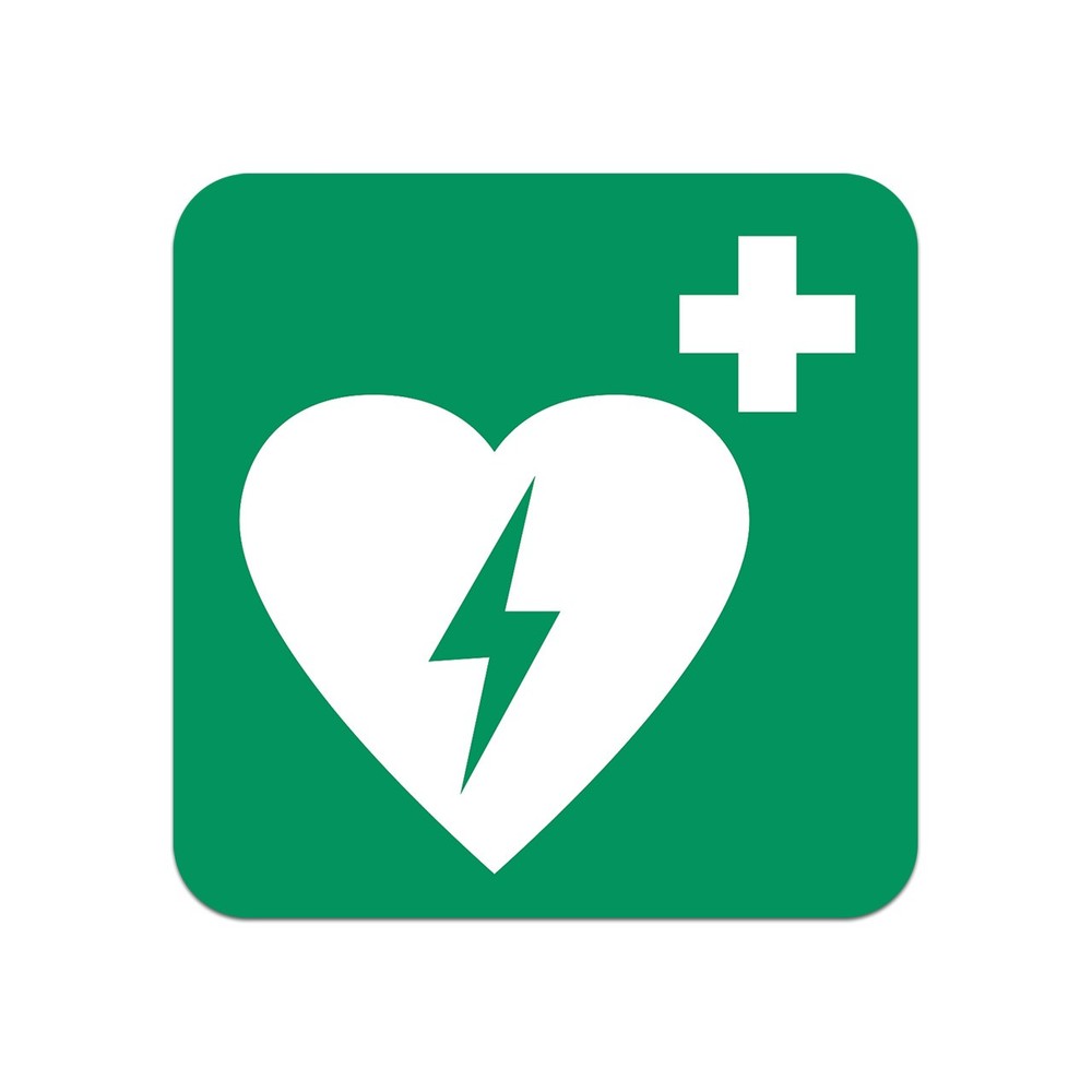 Defibrillator Sticker Decal