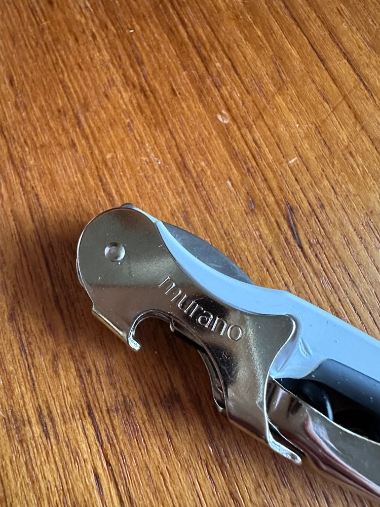 NEW Murano EXPLORE MARS Waiters Corkscrew Wine Key Opener