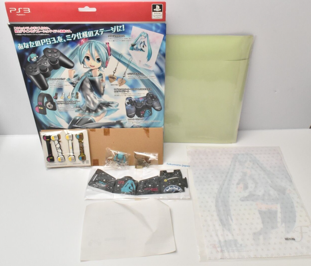 HATSUNE MIKU Project DIVA F PS3 ACCESSORY SET SEGA SAMMY 2013 customized sticker