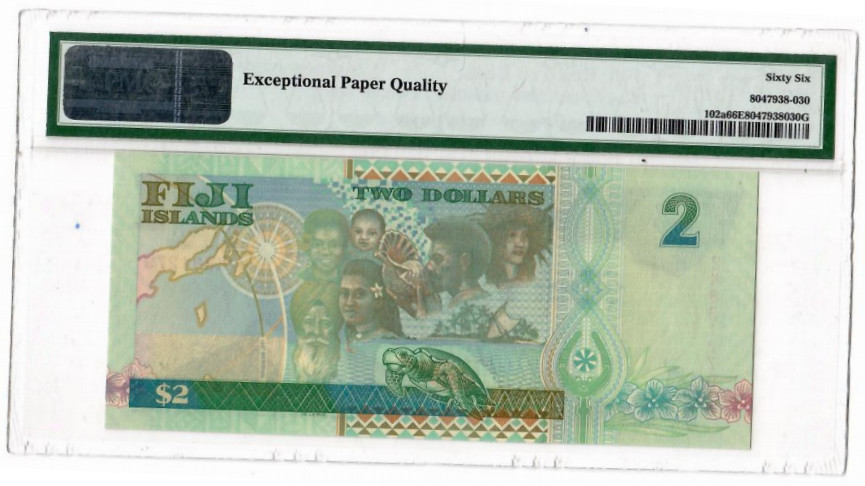 Fiji_Commemorative__2 Dollars_2000_PMG_2K881279