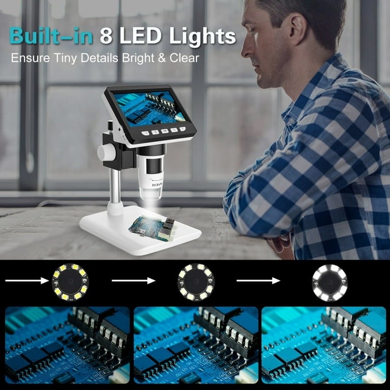 4.3" 1080p LCD Digital Microscope