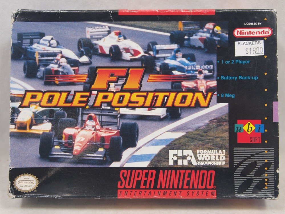 F1 Pole Position (Super Nintendo | SNES) Authentic BOX ONLY