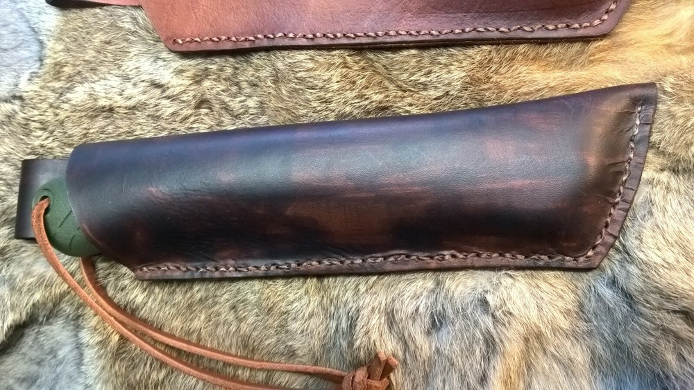 Handmade Leather Sheath for Bahco Laplander Folding Saw