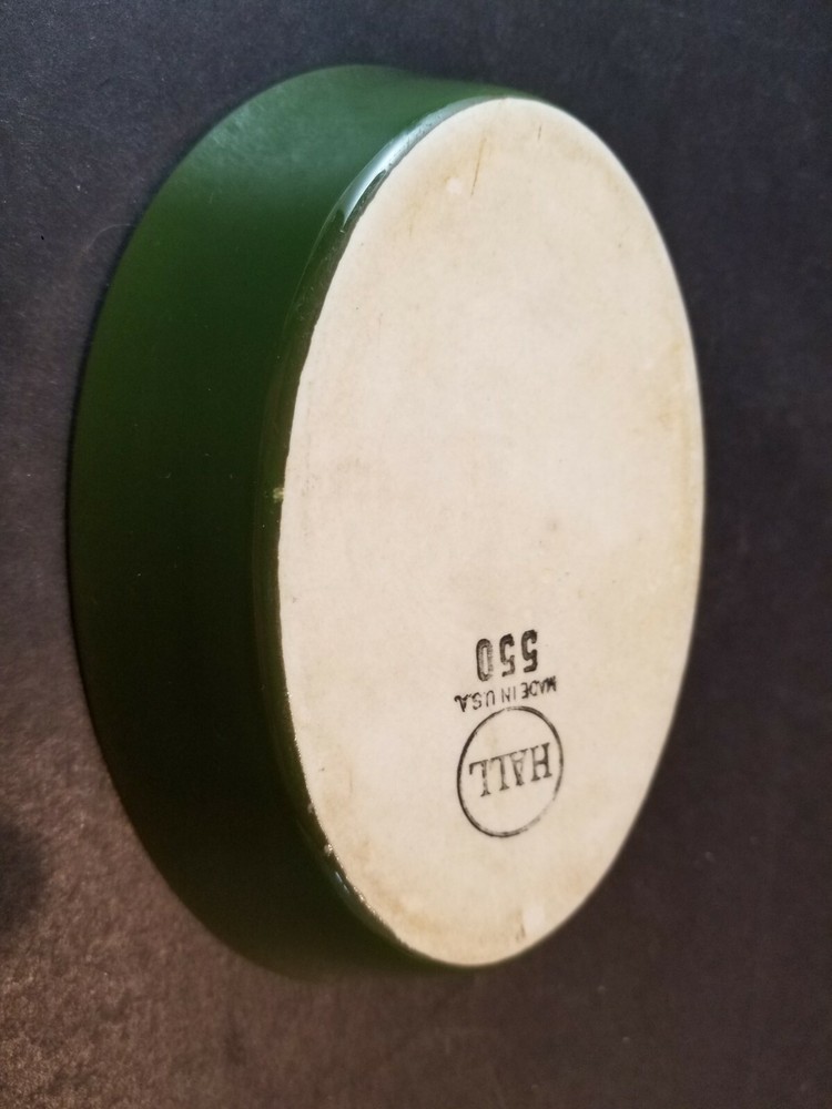 Forest Green by Hall 6" Oval Baker Boston