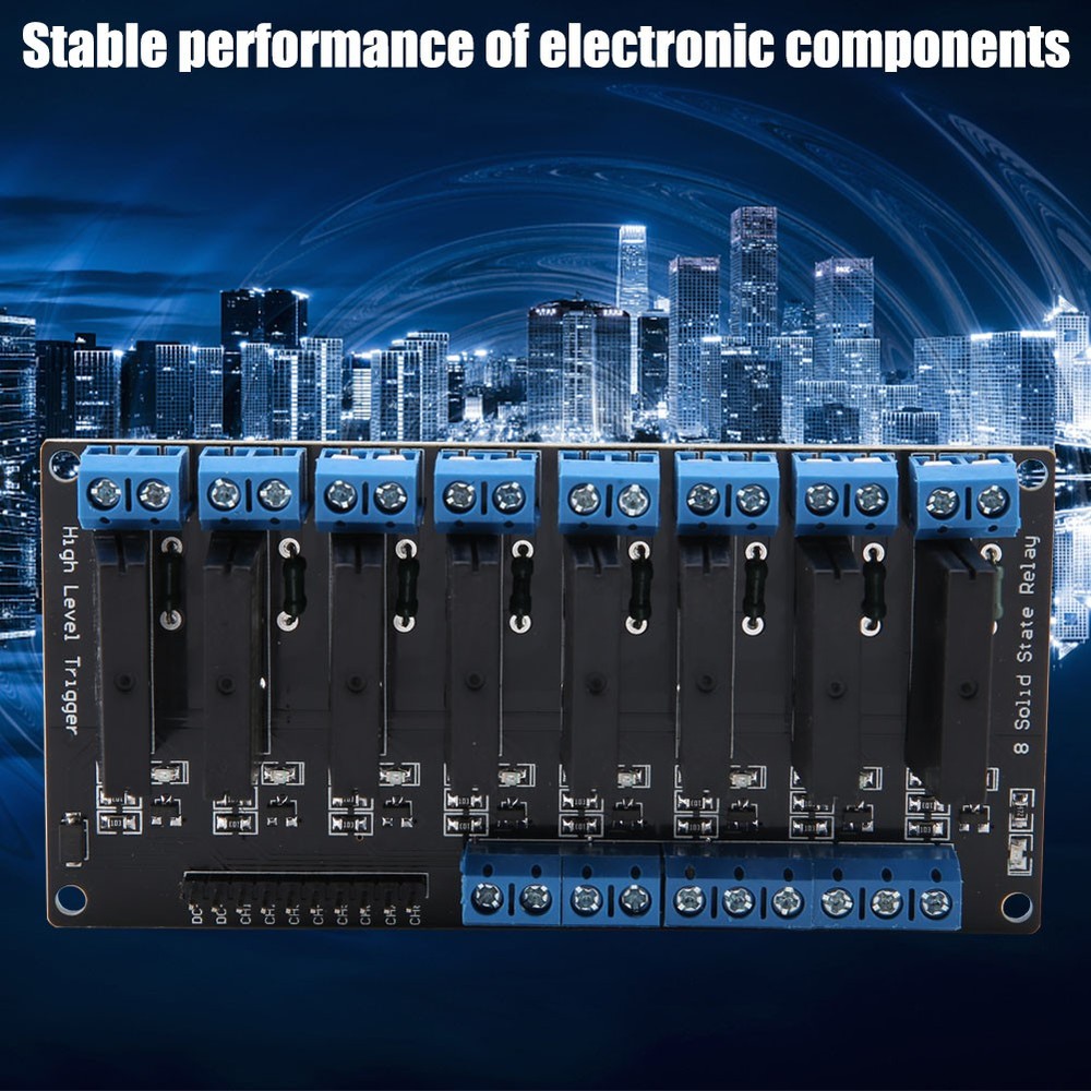 5V Solid State Relay Module With High Level Trigger 2A Tool Accessory Part