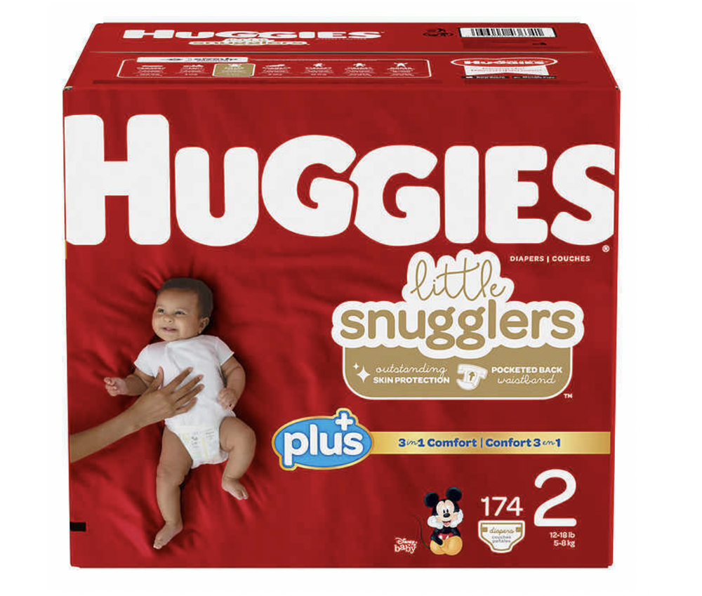Huggies Plus Size Diapers - Sizes 1-7 Bulk Quantity & Free Shipping!