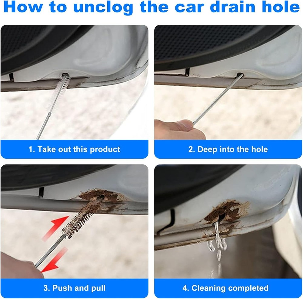 Refrigerator Drain Cleaning Tool, 8 PCS Reusable Waterline Buddy For Refrigerato