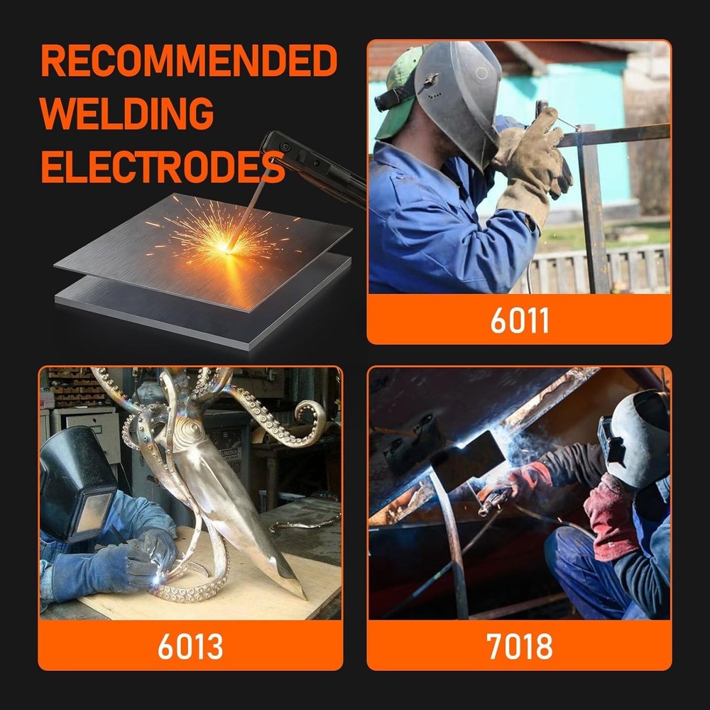 Beginner-Friendly Stick Welder with Smart MMA Technology & Complete Accessories