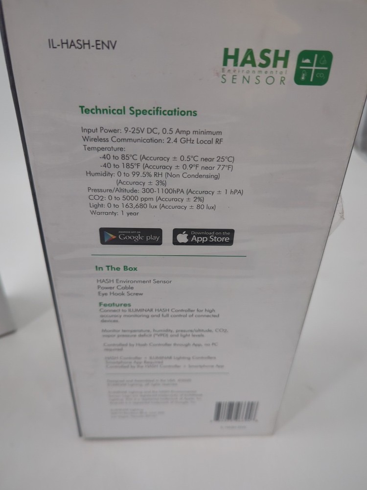 Iluminar Hash Grow Light and Environmental Controller ,Sensor & Touch Ctrl Lot