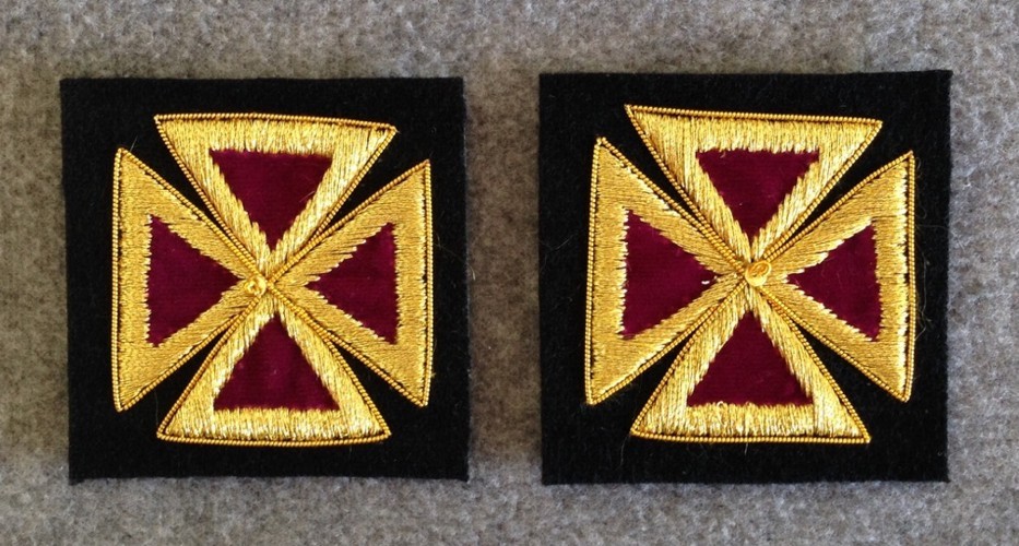 Past Grand Commander in Mylar - 2" (Pair) - (PG2-M)