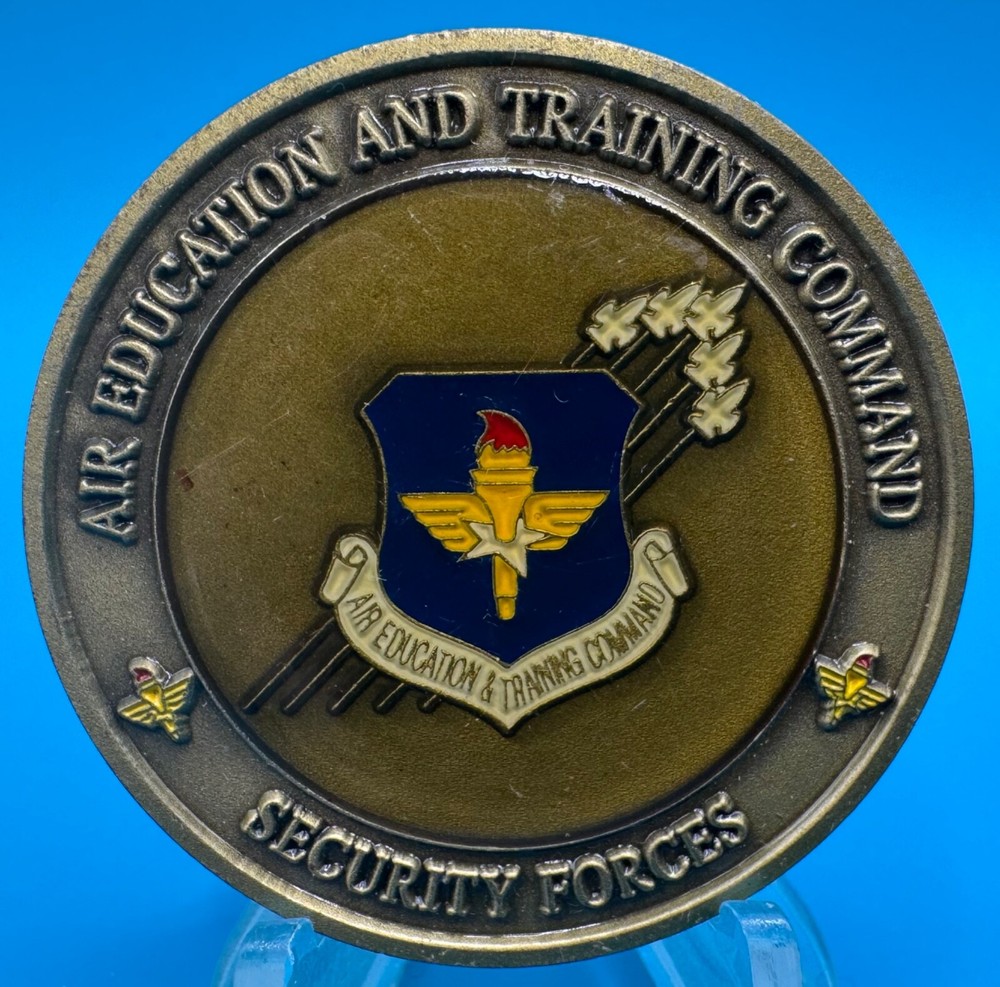 USAF Air Education & Training CMD Security Manager Forces Air Challenge Coin