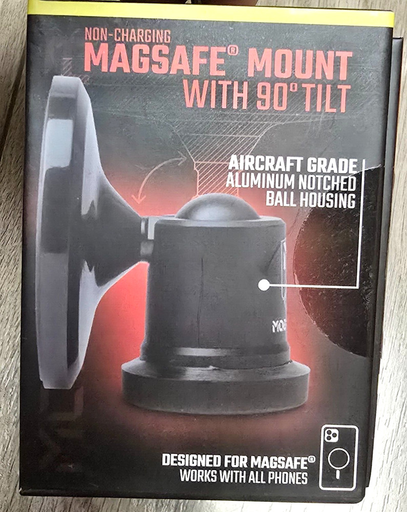 Mob Armor MobNetic MAXX non-charging Magsafe Phone Mount System #MOBN-MX-BLK-MS