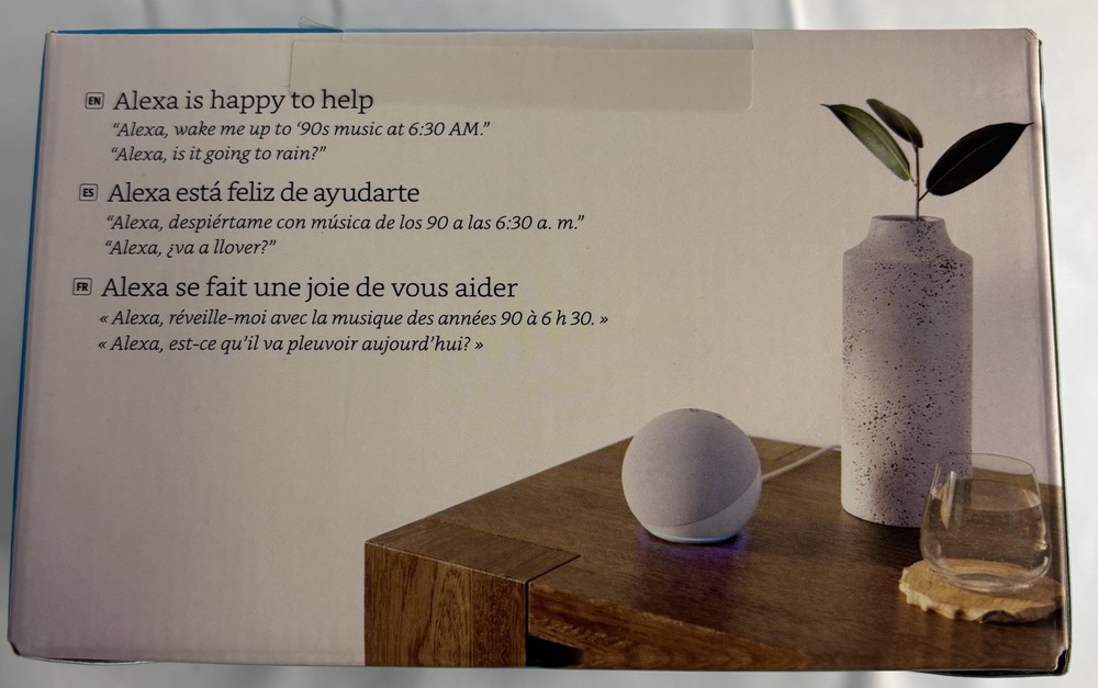 Amazon Echo Dot 5th Gen Smart Speaker with Alexa - Glacier C2N6L4