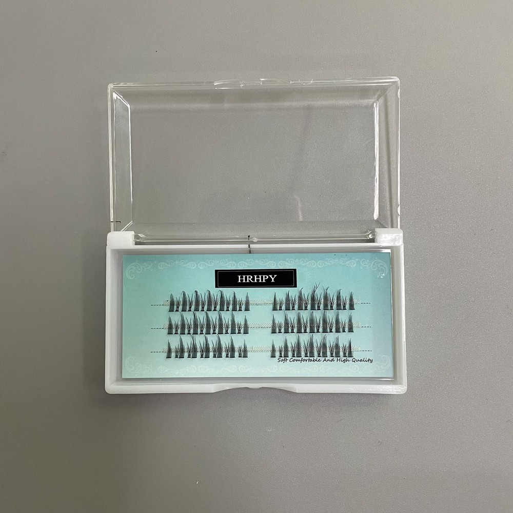 HRHPY False Eyelashes, Women's Natural Look, Single Clusters False Eyelashes
