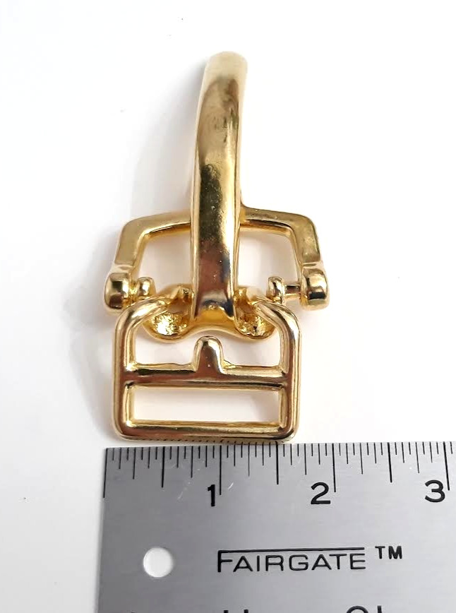 New Solid Brass Horse Collar Fastener 1-1/4"