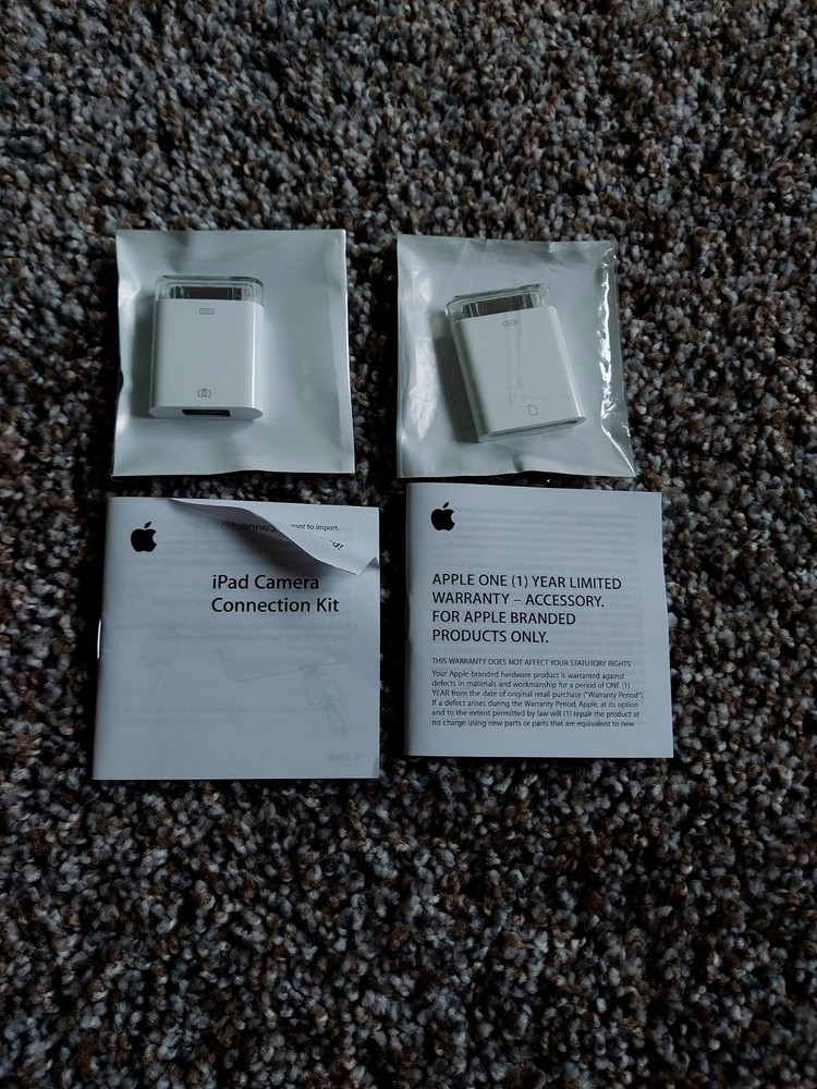 Apple iPad Camera Connection Kit for 1st Gen, White, Plastic