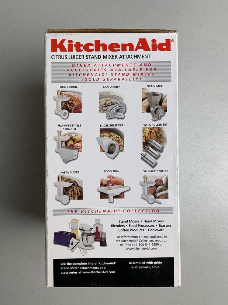 Kitchen Aid Stand Mixer Attachment Citrus Juicer Preowned Complete