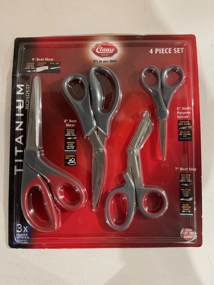 Clauss 4 Piece Scissors Set