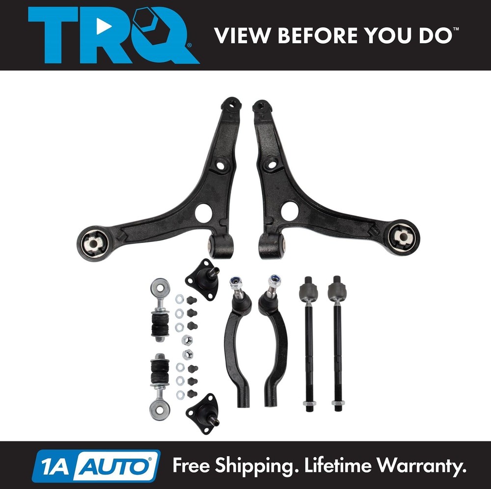 TRQ Front Steering & Suspension Kit Fits 2014-2021 Ram