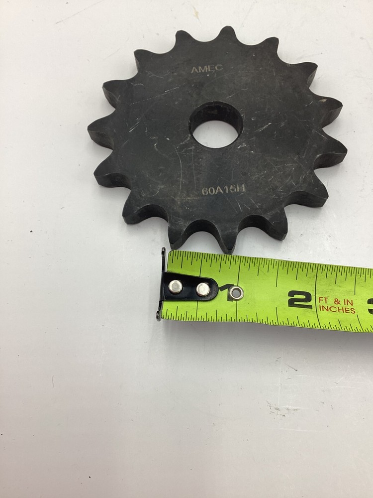 Amec A-Plate Sprocket 60A15H, 15 Teeth, Black