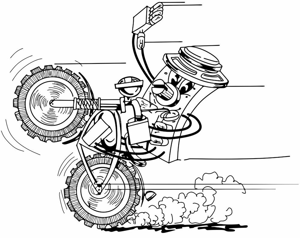 MC1-16 ** Mr Circuit Science ** Experiment Kit -ELECTRONIC MOTORCYCLE