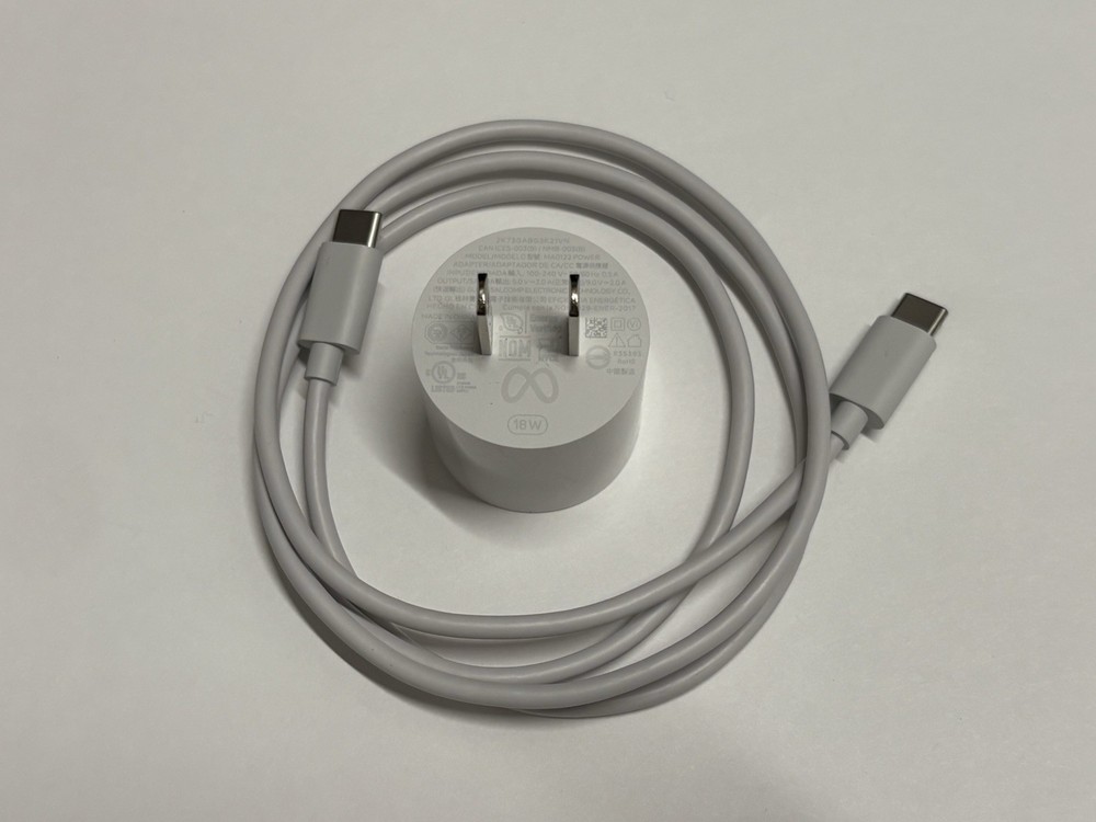 OEM Meta Quest 3 Charger With Cable