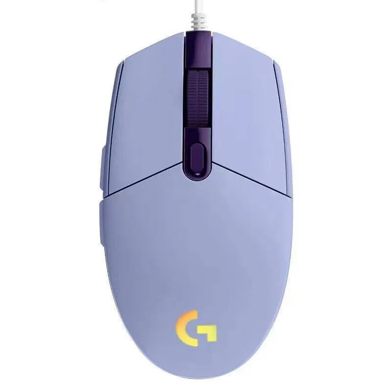 Logitech G102 Mouse USB Wired Gaming Mouse 8000 DPI PC/MAC Computer Laptop LED