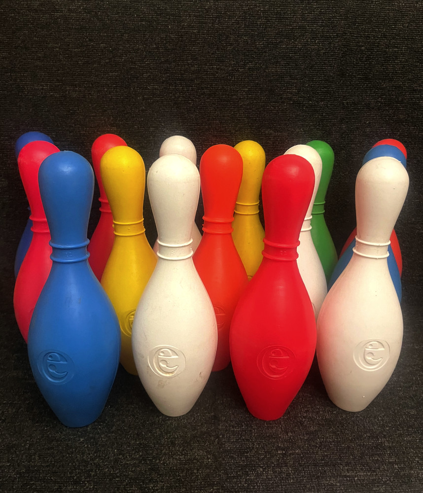 Original Authentic Empire 'e' Bowling Pins for Crow T. Robot MST3K