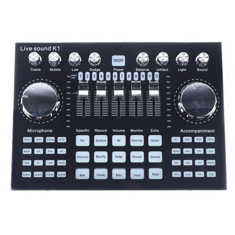 2/8 Channel Bluetooth Live Studio Audio Mixer Mixing Console USB Professional