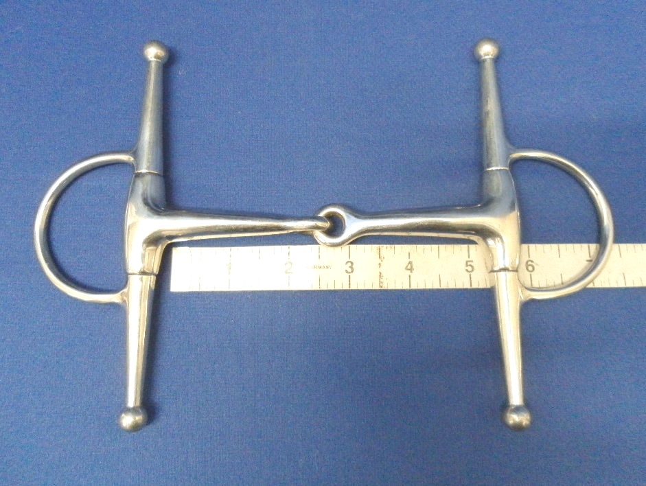 JP Korsteel Full cheek Eggbutt Snaffle Bit 5 inch