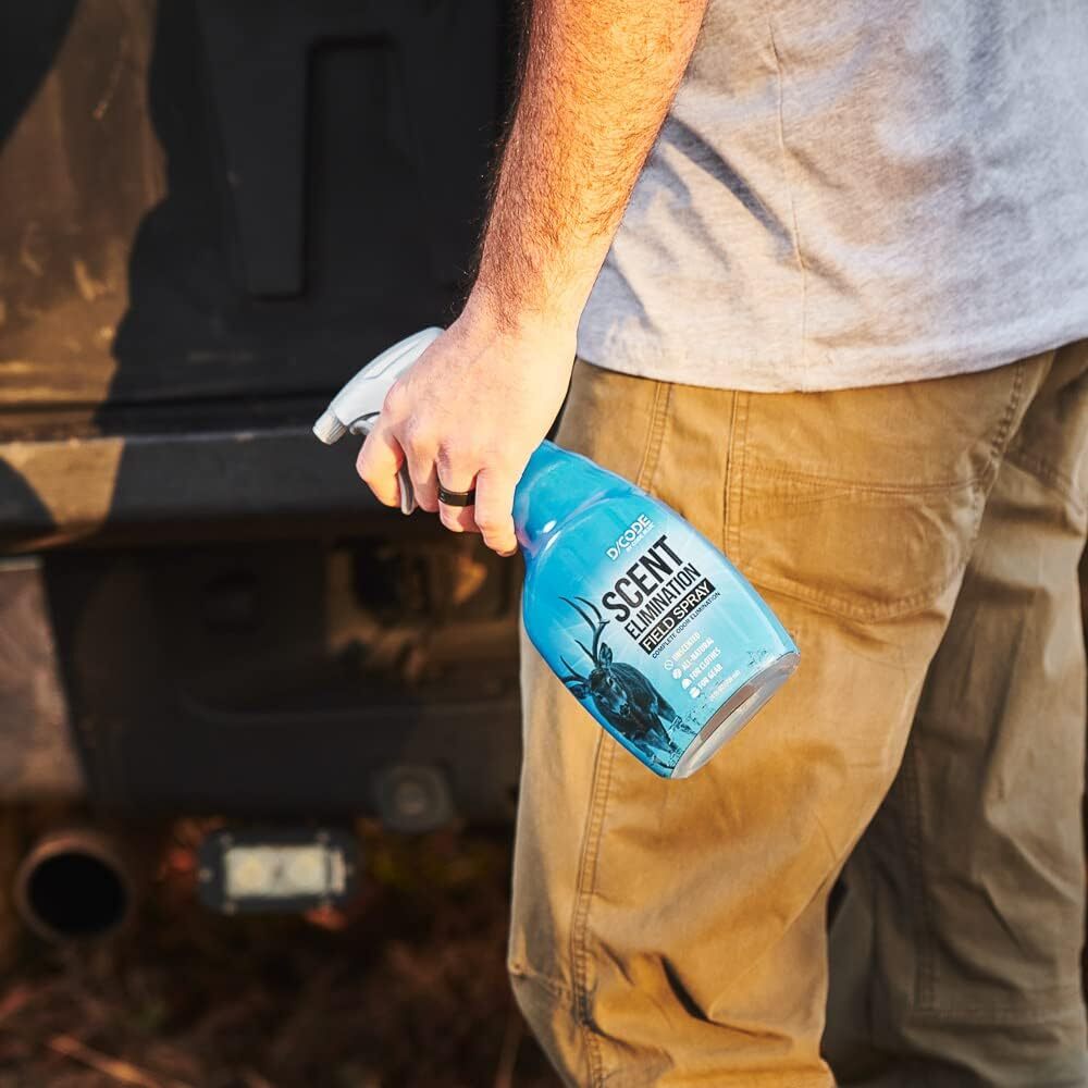 Code Blue D Code Scent Elimination Unscented 24 oz Field Spray for Hunters